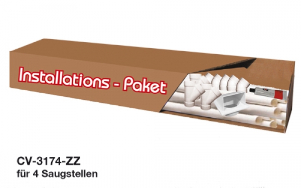 Einbau Set für 4 Saugdosen